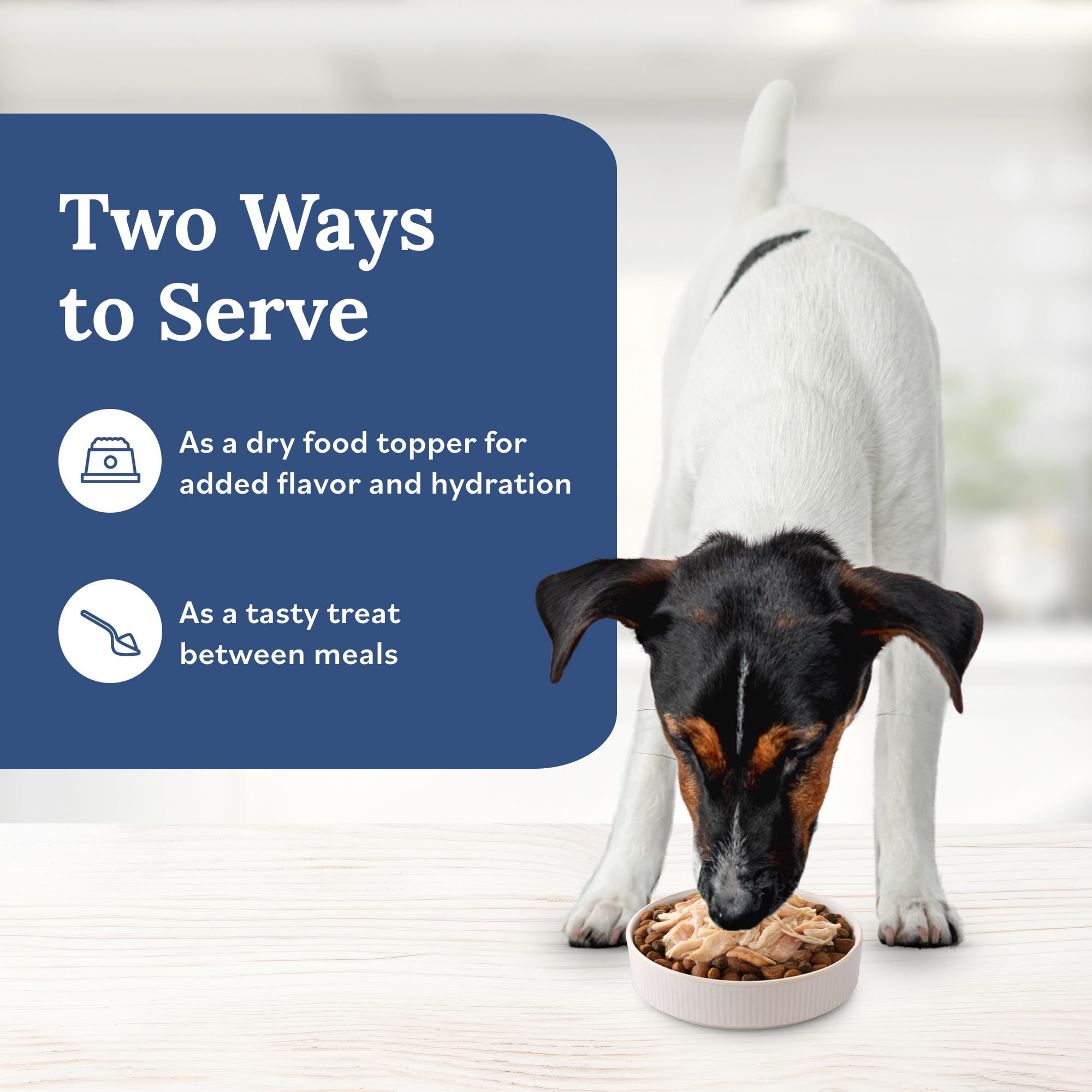 (2 pack) Blue Buffalo Tender Shreds Toppers, Natural Dog Food, 2.5-oz. Pouch, 12-Count Variety Pack