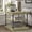 Ivory White, variant on iNSPIRE Q Cabana Industrial End Table with Shelf, Brown
