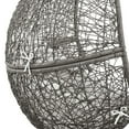 thumbnail image 6 of Modway Encase Outdoor Synthetic Rattan Swing Chair in Gray and White, 6 of 10