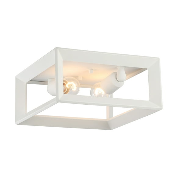 Smyth 2-Light Flush Mount in Natural White