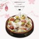 thumbnail image 3 of Plato de sashimi de salmón Cubo de sushi de girasol Bandeja de sushi Plato de hielo Plato de sashimi Vajilla, 3 of 5