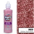 thumbnail image 2 of Tulip Dimensional Fabric Paint – Glitter Red, 4 fl oz, Permanent Craft Paint for Clothes & DIY Projects, 2 of 8