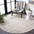 thumbnail image 2 of SAFAVIEH Trends Ambre Geometric Area Rug, Beige/Ivory, 6'7" x 6'7" Round, 2 of 8
