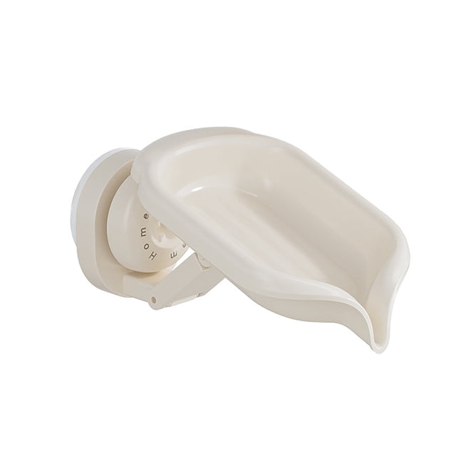 Suction Cup Soap Dish Holder Extendable Arm Soap Holder With Strong Vacuum Base And Angled Draining Tray Wall Or Counter Soap Organizer For Bathroom Kitchen Vertical Dish Storage Pasta Drainer for