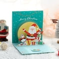 thumbnail image 4 of 4pcs Stereoscopic 3d Christmas Greeting Cards for Students Christmas Greeting Cards Christmas Wishes Greeting Cards, 4 of 5