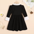 thumbnail image 6 of Younger Tree Toddler Baby Girl Black Dress Kid Halloween Sister Matching Outfits TuTu Dress for 3 Months-7T, 6 of 8