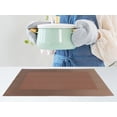thumbnail image 5 of Unique Bargains Set of 8 Table Placemats Washable Wipeable Table Mat Coffe 18x12Inch, 5 of 7