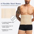 thumbnail image 3 of KIWI RATA Mens Waist Trainer Trimmer Tummy Control Shapewear Slimming Girdle Stomach Band Back Support Body Shaper Belt, 3 of 6