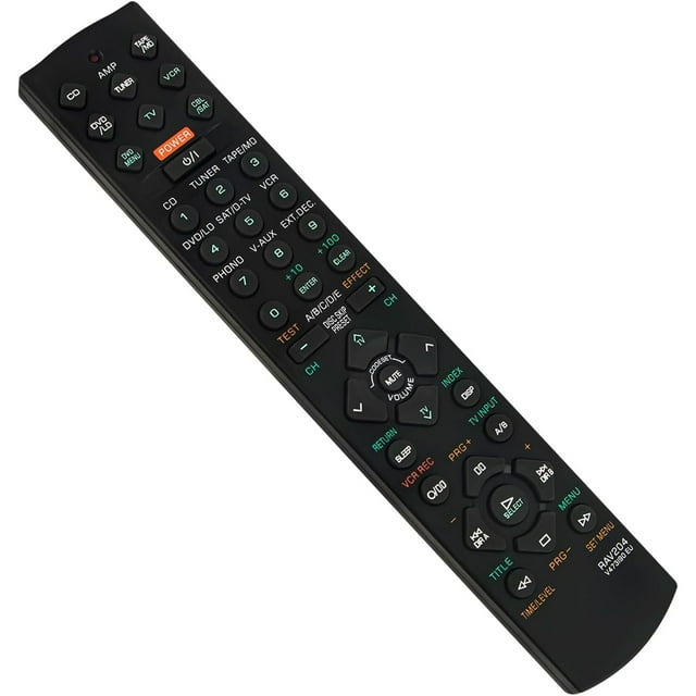 RAV204 Control remoto de reemplazo compatible con Yamaha receptor AV Speaker Surround Sound sistema de cine en casa