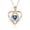 Blue Lake in Decembe, variant on Fashionable Alloy Necklace with Unique Zodiacs Birth Stone Charm Handmade Neckchain Accessory Stylish Date Night Jewelry