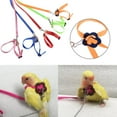thumbnail image 2 of Pet Bird Harness Adjustable Leash Flying Training Rope for Parrot Cockatoo Macaw Cockatiels, 2 of 9