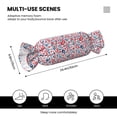thumbnail image 3 of Salouo Birds Flowers Pattern Cute Bolster Pillow,Cylindrical Pillow Long Pillow for Bed Round Side Pillow for Knee/Leg/Neck ,- Length 24.4" x 9.8" Diameter, 3 of 8