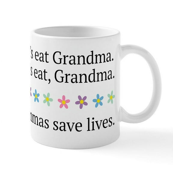 CafePress - Commas Save Lives - 11 oz Ceramic Mug - Novelty Coffee Tea Cup