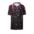 thumbnail image 6 of Kezqiaxn 4Th Of July Blouses for Women Dressy Casual Fashion Short Sleeve Collared Loose Button Down Shirt Womens Summer Tops, 6 of 6