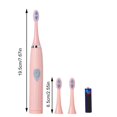 thumbnail image 3 of Electric Toothbrush For Adults Rechargeable Electric Toothbrushes With 3 Brush Heads Toothbrush Fast Travel Toothbrush Set, Electric Toothbrush, 3 of 9