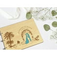 thumbnail image 6 of Darling Souvenir Personalized Engraved Laser Cut Wedding Guest Book Wooden Cover Sign-in Book Registry Guestbook Scrapbook-DY, 6 of 7