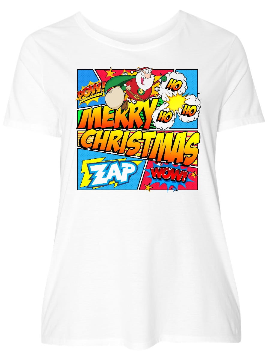 Inktastic Christmas Comic Book Adult 