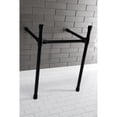 thumbnail image 2 of Kingston Brass VPB2218330 Dreyfuss Stainless Steel Console Sink Leg, Matte Black, 2 of 7