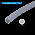 thumbnail image 2 of Tubería de silicona Uxcell 7/20" ID x 1/2" OD 1 rollo 10 pies manguera de silicona pura flexible clara, 2 of 6