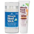 thumbnail image 1 of Palo Miracle Heel Stick de 2.5 onzas y tubo Miracle Foot Repair de 1 onza | Hecho con gel puro de UltraAloe | Mantiene los pies y los talones con el mejor aspecto y sensación, 1 of 6