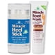 thumbnail image 1 of Palo Miracle Heel Stick de 2.5 onzas y tubo Miracle Foot Repair de 1 onza | Hecho con gel puro de UltraAloe | Mantiene los pies y los talones con el mejor aspecto y sensación, 1 of 6