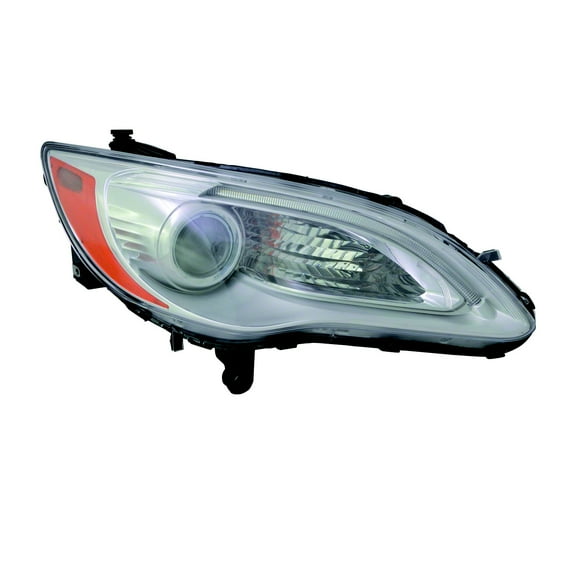 KAI New CAPA Certified Standard Replacement Passenger Side Headlight Assembly, Fits 2011-2014 Chrysler 200 Convertible