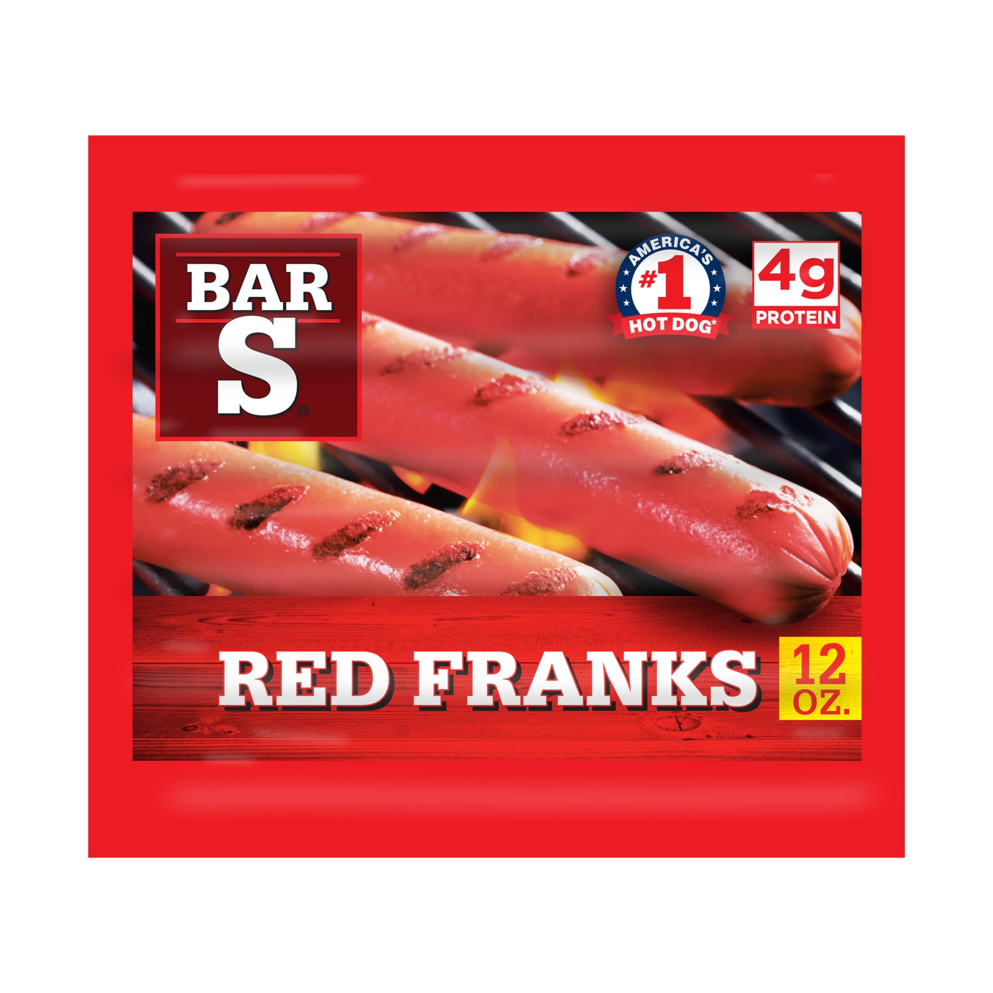 Bar-S Red Franks, 8-Count, 12 oz