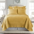 thumbnail image 4 of Levtex Home Cross Stitch Yellow Cotton Quilt Set, King - Reversible, 4 of 5