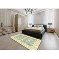 thumbnail image 4 of Ahgly Company Indoor Rectangle Abstract Sage Green Oriental Area Rugs, 2' x 3', 4 of 6