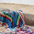 thumbnail image 2 of Mexican Blanket Sarape Picnic Rug Throw Tablecloth Hot Rod For Yoga Party , 120x180cm, 2 of 5