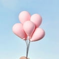 thumbnail image 6 of 10-Piece Balloon Cake Toppers Set - Colorful Clay Balloon Picks, Round Shaped for Cupcakes & Cakes, Ideal for Birthday, Wedding, & Valentine's Day Party Decorations, 6 of 8