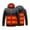 11 Heating Zones#04-Black, variant on MIDCKE Electric Heated Jacket Adjustable Temp 9 Heating Zones USB Heated Coat Winter Hooded Jacket Men Women