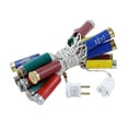 thumbnail image 2 of Novelty Lights 20 Light Shotgun Shell Mini Light Set, Multi Color, White Wire, 8.5 Feet, 2 of 3