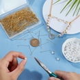 thumbnail image 4 of 1000Pcs Brass Ball Head Pins Golden 30x0.5mm 24 Gauge Head: 1.5mm, 4 of 6