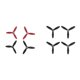 thumbnail image 3 of 4 Uds adecuado para Parrot Bebop 2 Drone hélice cuchillas accesorios para drones negro + rojo, 3 of 5