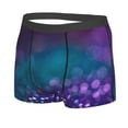 thumbnail image 2 of Bingfone Purple And Green Glitter Men'S Underwear - Casual Stretch Boxer Briefs-Medium, 2 of 9