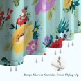 thumbnail image 6 of Pioneer Flower Floral Print Pattern Shower Curtain 36"x72" ,Bathroom Decorative Shower Curtains Set with 12 Hooks,Modern Waterproof Washable Shower Curtain, 6 of 6