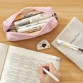 thumbnail image 6 of Stationery creative simple square pencil pencil case student solid cotton hemp pencil case, 6 of 6
