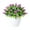 Pink, variant on Limei Artificial Plant Flower Fake Plants, Mini Plastic Simulation Plant Fake Green Grass Bonsai for Indoor Office Home Garden Decor, Size:7.9”x7.5”x7.5”(Rose Red)