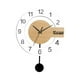 thumbnail image 2 of Reloj de pared colgante, adorno decorativo, artesanía creativa, decoración artística circular, moderno, silencioso, para dormitorio, sala de estar y b, 2 of 9