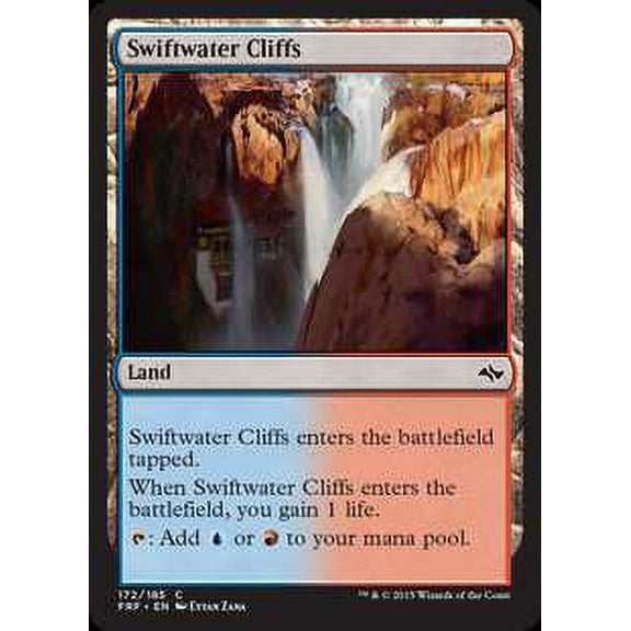 MtG Fate Reforged Common Swiftwater Cliffs (Foil) #172