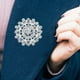 thumbnail image 3 of Broche de diamantes de imitación, alfiler, adorno para vestido, joyería, bricolaje, ramo de boda, ramillete, 3 of 7