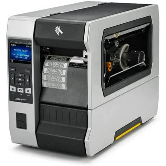Restored Zebra ZT610 Thermal Label Barcode Printer with USB, Serial, Ethernet, and Bluetooth 600 dpi Industrial RFID Printer ZT610463-T0101A0Z (Refurbished)