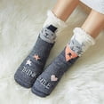 thumbnail image 4 of Calcetín de Navidad, calcetines de invierno para mujer, calcetines cálidos gruesos antideslizantes, regalo de Navidad perfecto para novia, madre e hija, 4 of 5