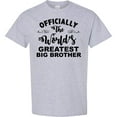 thumbnail image 3 of Inktastic Officially the World's Greatest Big Brother T-Shirt, 3 of 5