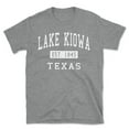 thumbnail image 1 of Lake Kiowa Texas Classic Established Men's Cotton T-Shirt, 1 of 1