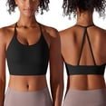thumbnail image 2 of Sports Bras Low Impact Sports Bra Women's Solid Beauty Back Strap Sports Bra Running Fitness & Yoga Wear Underwear, 2 of 5