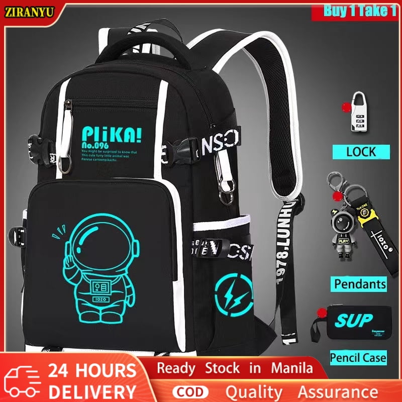 Free Gift 2024 New Waterproof Luminous Kids Backpack Children School Bags For Boys Orthopedic School Backpack Primary Schoolbag luggage Book Bag