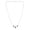 Blue, variant on Cubic Zirconia CZ Square Pendant Chain Necklace Jewelry Gift for Women, Pink
