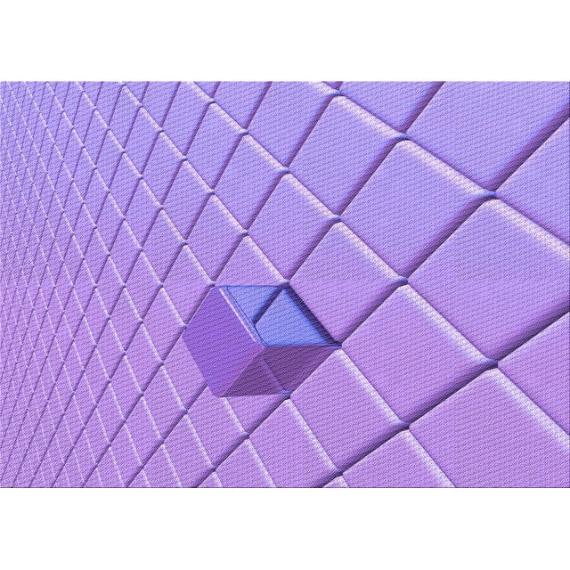 Ahgly Company Machine Washable Indoor Rectangle Transitional Bright Lilac Purple Area Rugs, 2' x 3'